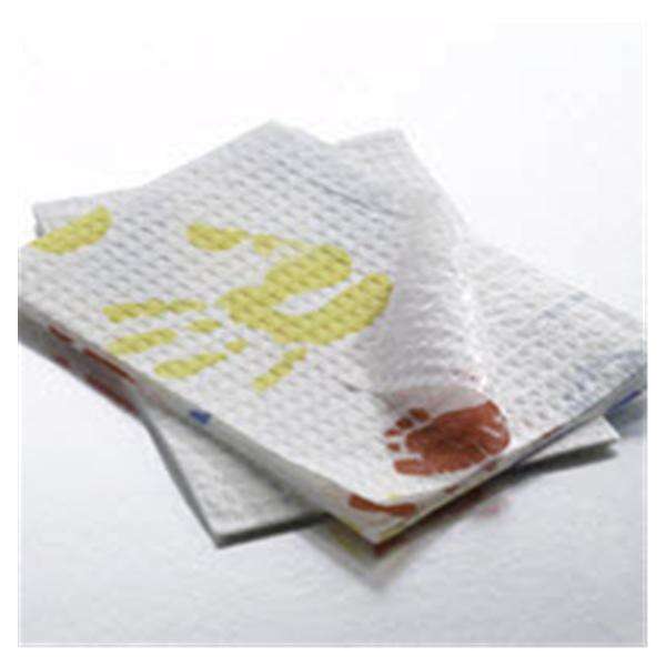 Towel Patient Tiny Tracks 13.5 in x 18 in TnyTrks 2 Ply Tissue / Poly 500/Case